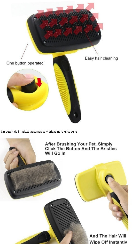 Automatic Retractable Grooming Comb
