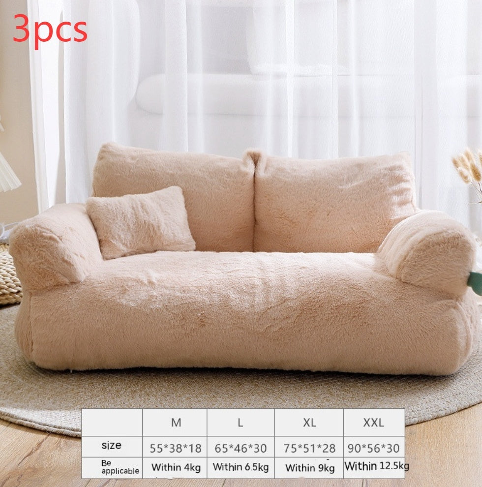 Flannel Warm Sofa Bed