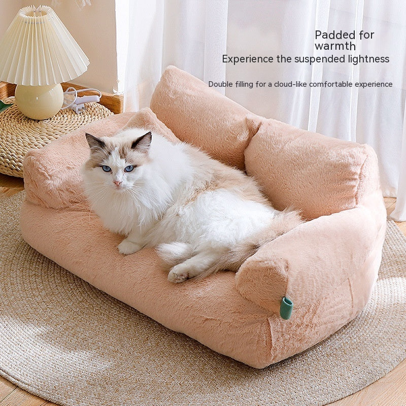 Flannel Warm Sofa Bed