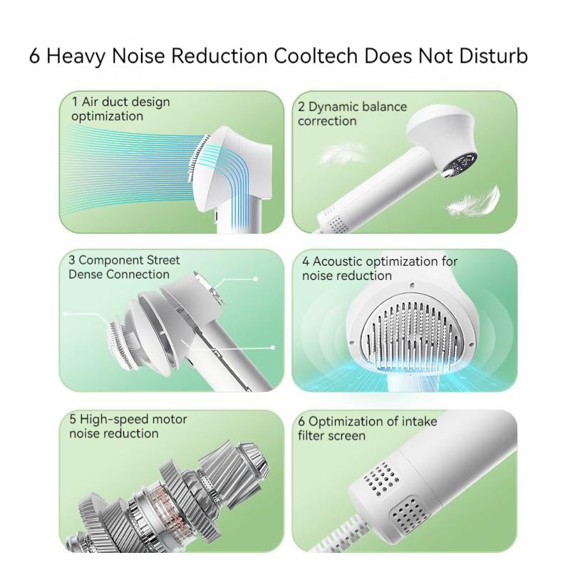 Smart Hair Dryer Grooming Comb