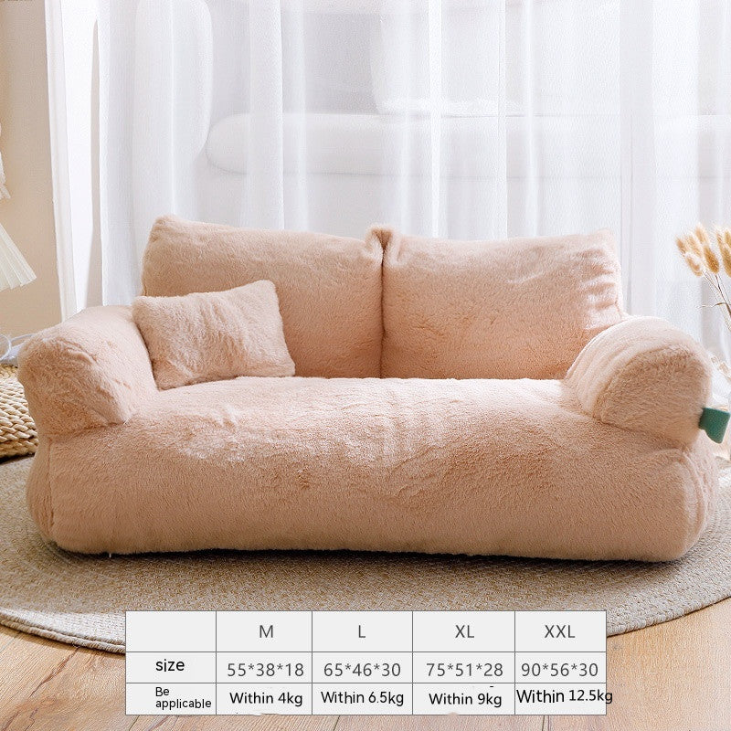 Flannel Warm Sofa Bed