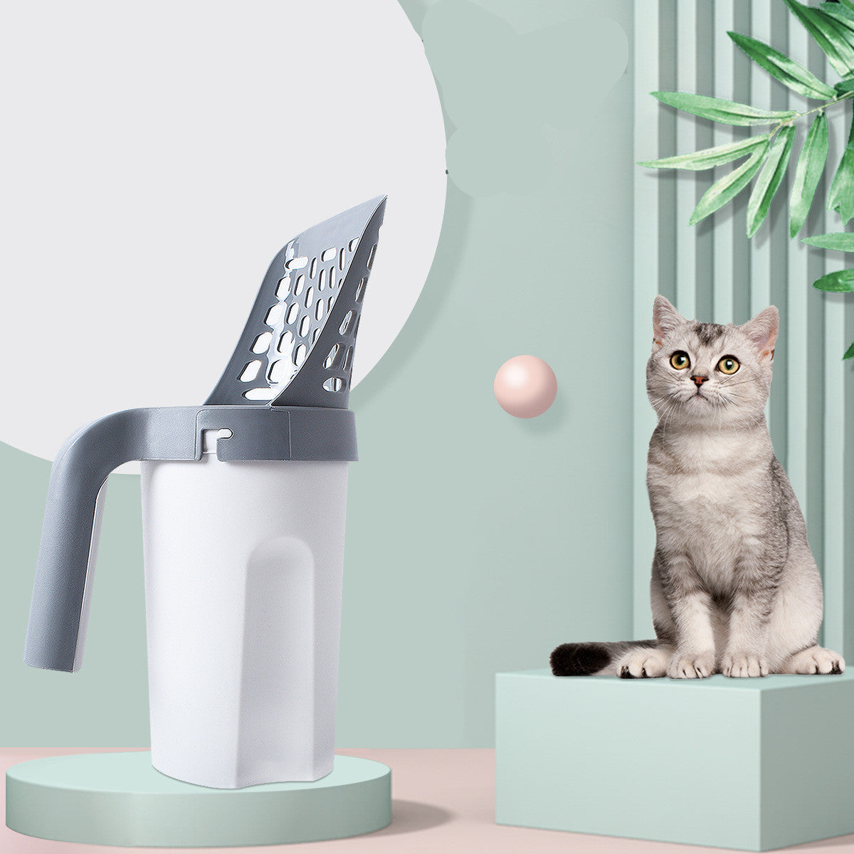 Durable Plastic Litter Scoop