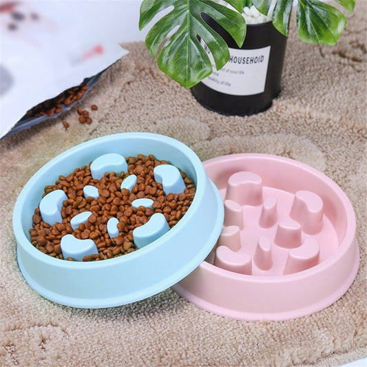 Anti-Choking Slow Feeder Bowl Puzzle Design