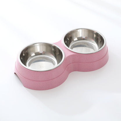 Double Stainless Steel Feeder