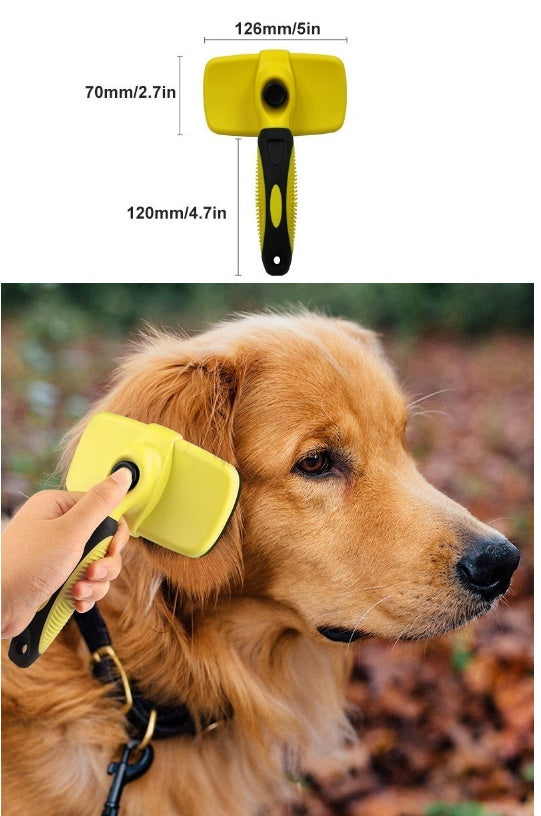 Automatic Retractable Grooming Comb