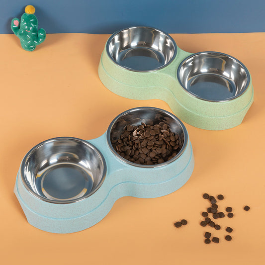 Double Stainless Steel Feeder