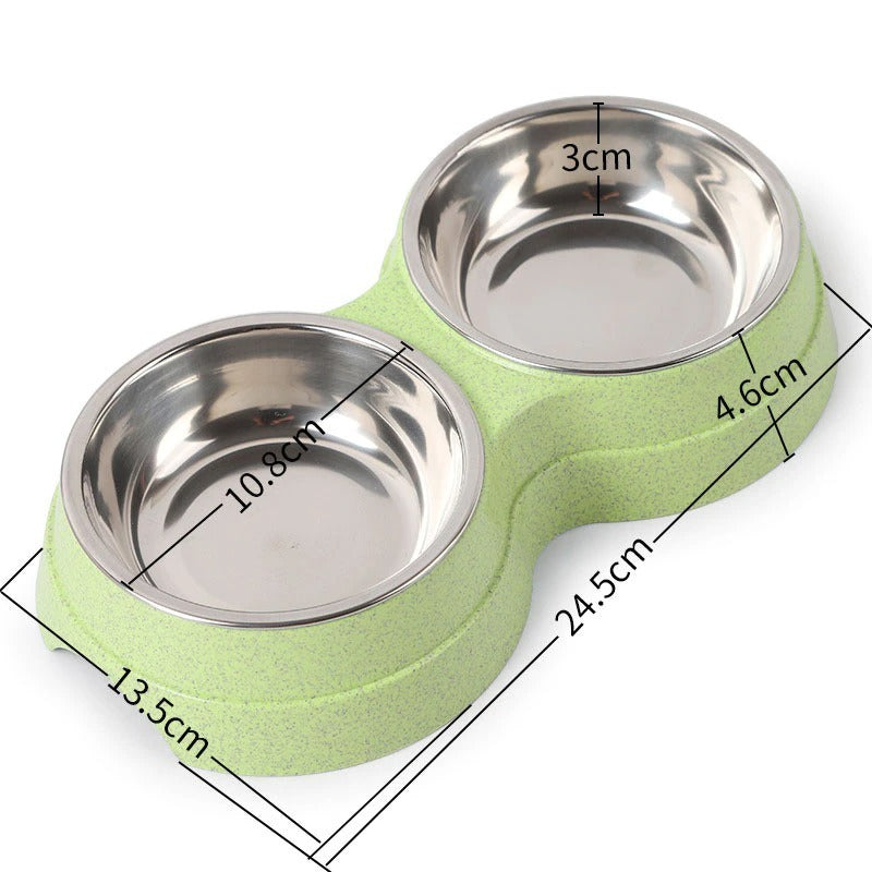 Double Stainless Steel Feeder