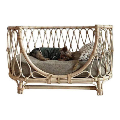 Handmade Rattan Bed