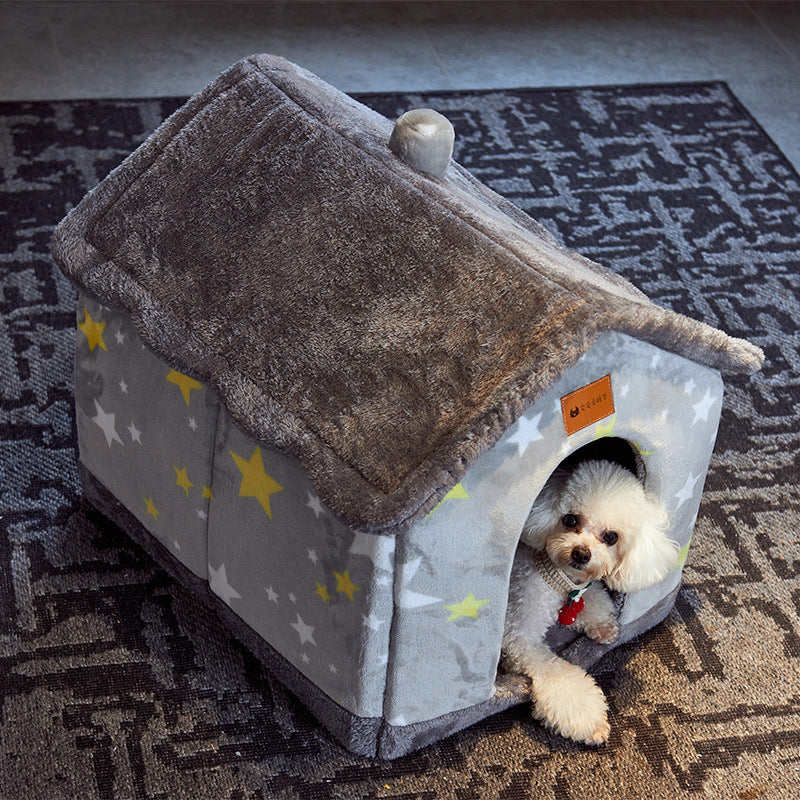 Foldable Enclosed Bed House