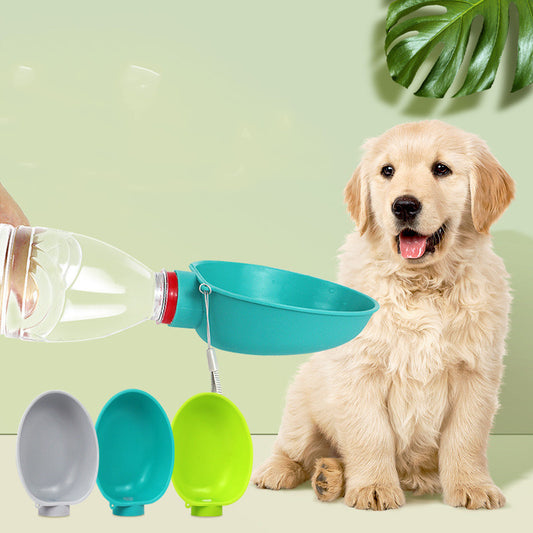 Portable Water Bottle Bowl