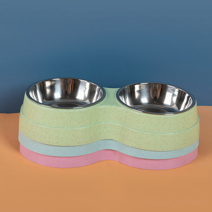 Double Stainless Steel Feeder