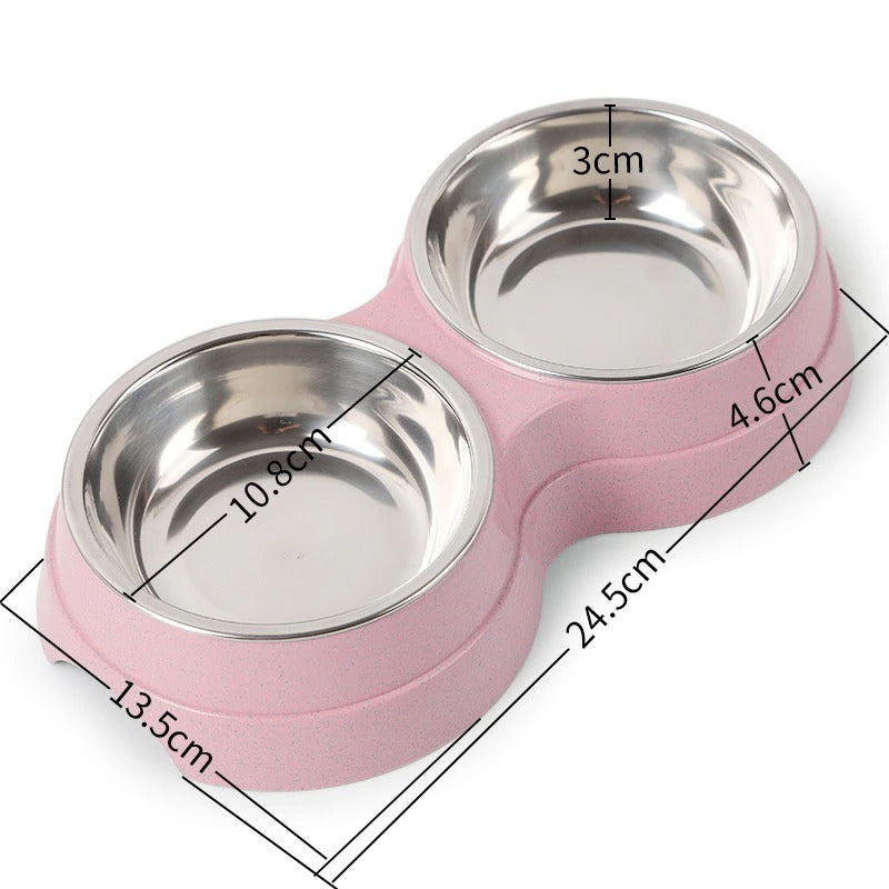 Double Stainless Steel Feeder