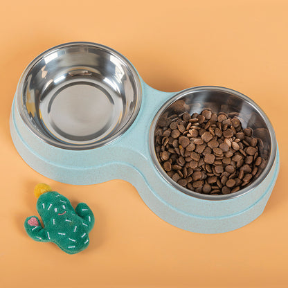 Double Stainless Steel Feeder