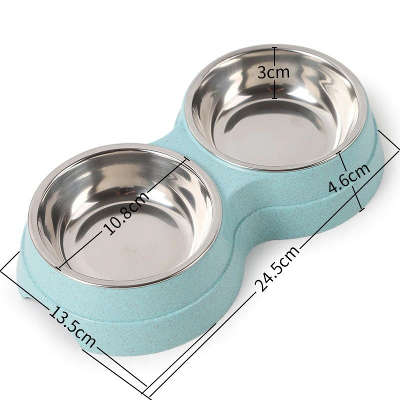 Double Stainless Steel Feeder