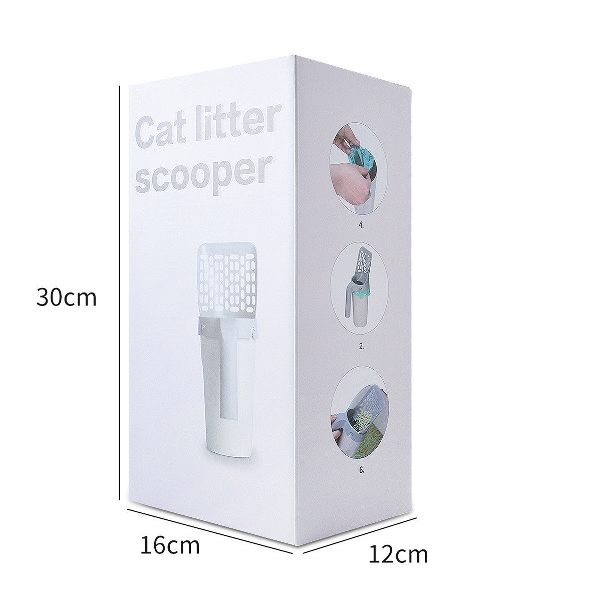 Durable Plastic Litter Scoop