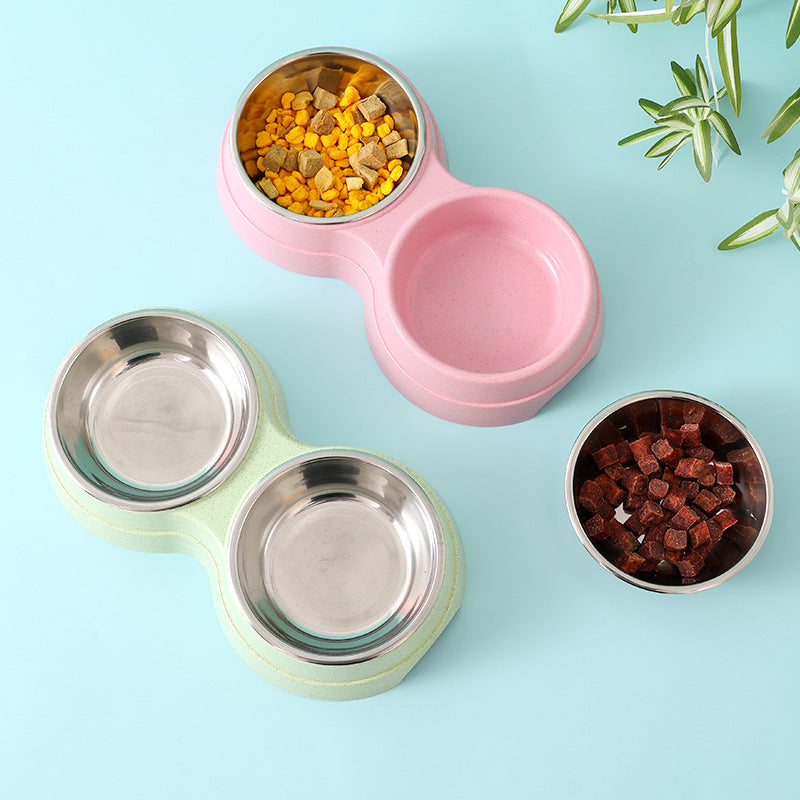 Double Stainless Steel Feeder